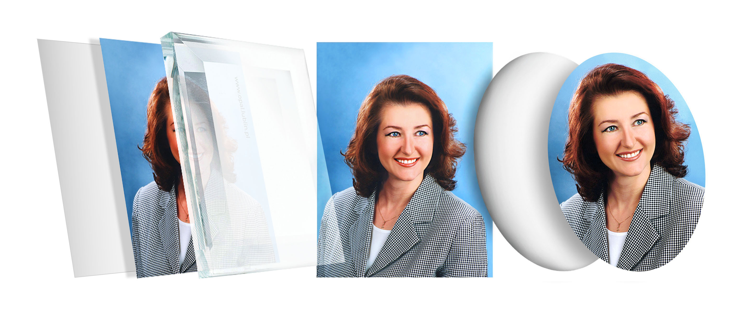 sposób nakładania zdjęcia na fotoceramikę i fotokryształ