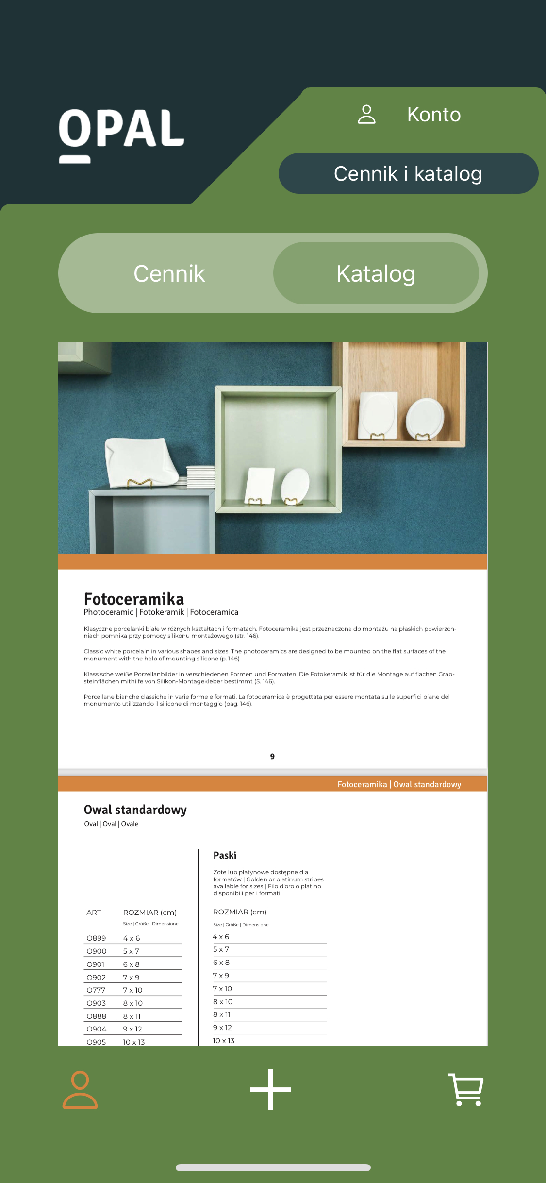 cennik fotoceramika apka