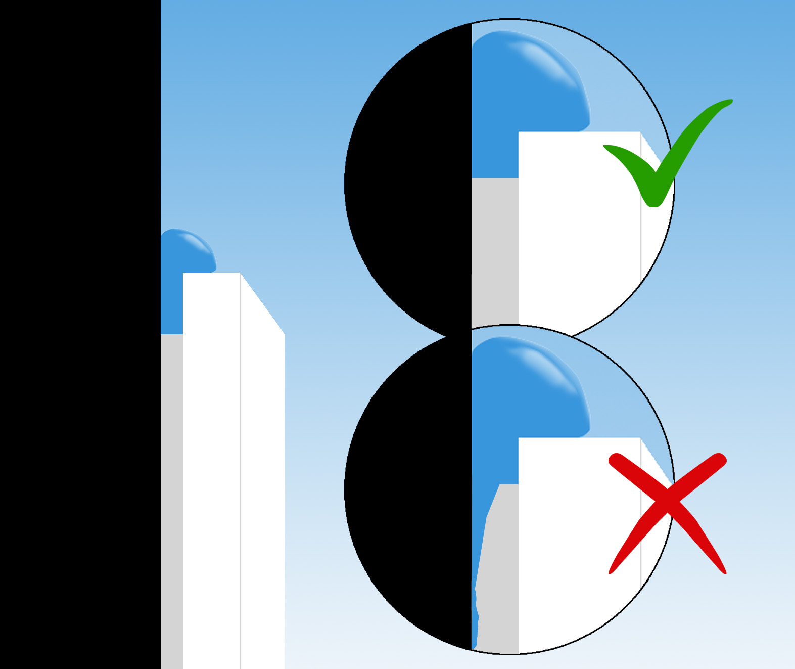 docisk kryształu do pomnika jest bardzo ważny